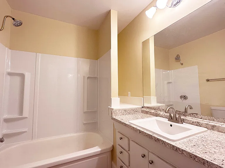 Full Sized Tub with Shower