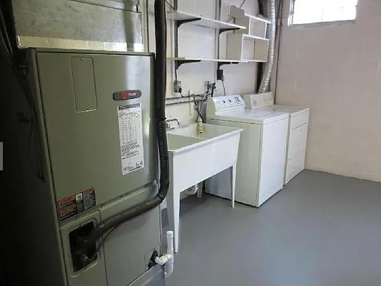 Downstairs washer and dryer