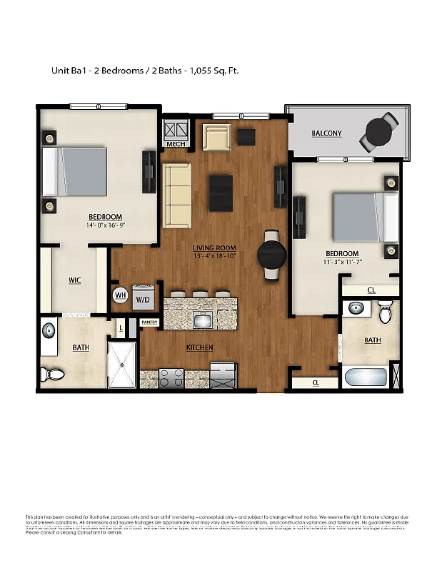 Floor plan BA1