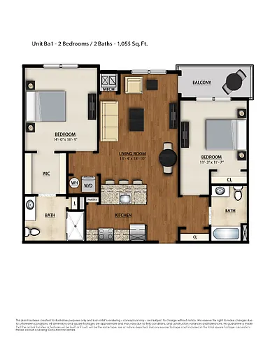 Floor plan BA1