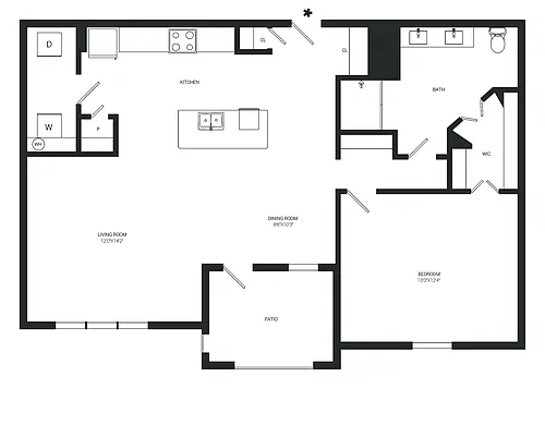 Floor plan Emery