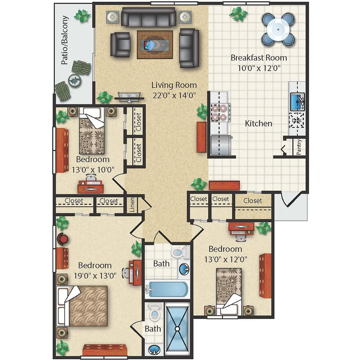Floor plan Highland