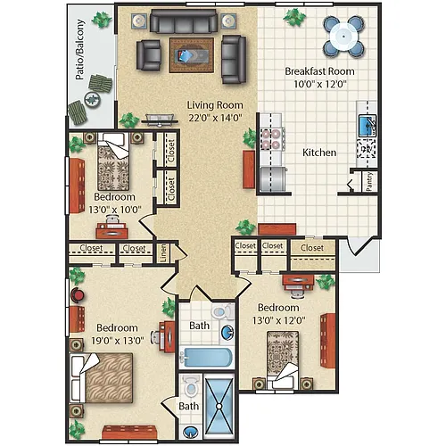Floor plan Highland