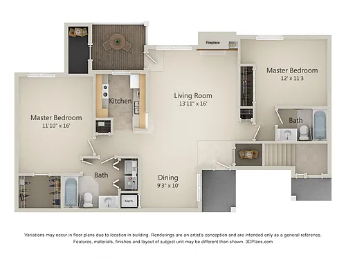 Floor plan Buckingham