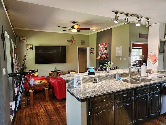 Kitchen into Family Room