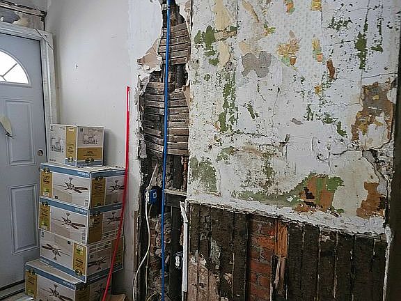 kitchen - stove area