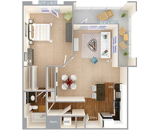 Floor plan A8-1-Var-864