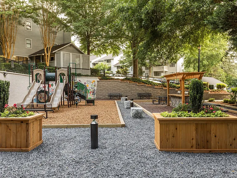 Playground and Outdoor Living Area