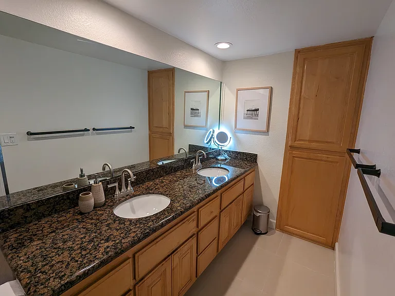 1 of 3 bathrooms in the condo
