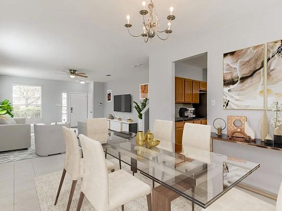 Living room, view from dining area
