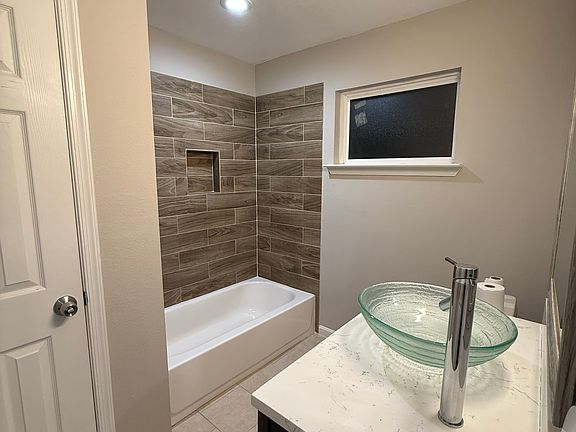 Bathroom attached to the master bedroom