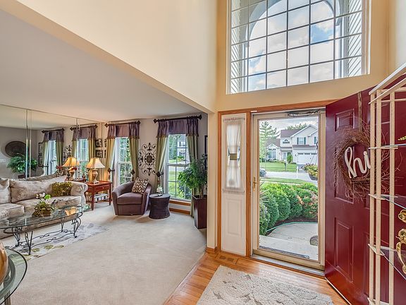 This is a two story foyer as you will see it the next photo!