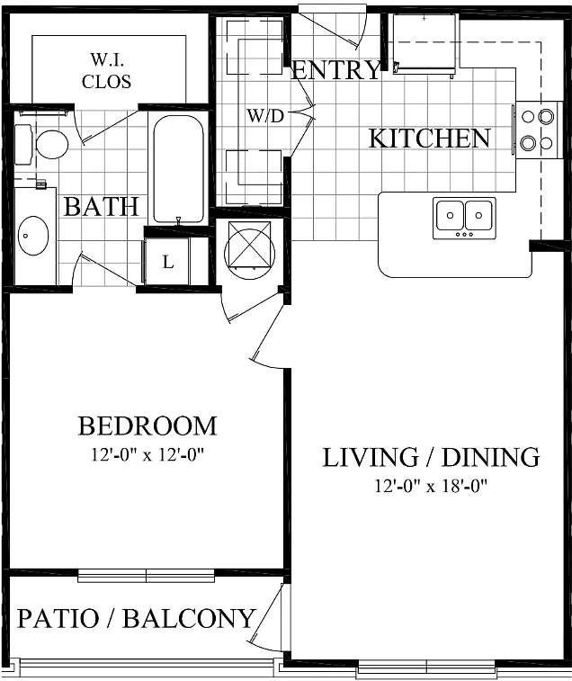Floor plan A1 - A