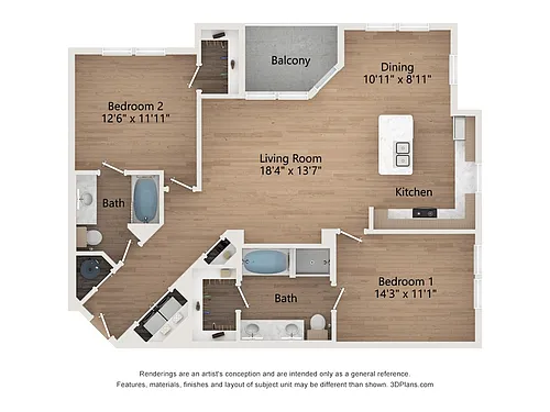 Floor plan B3