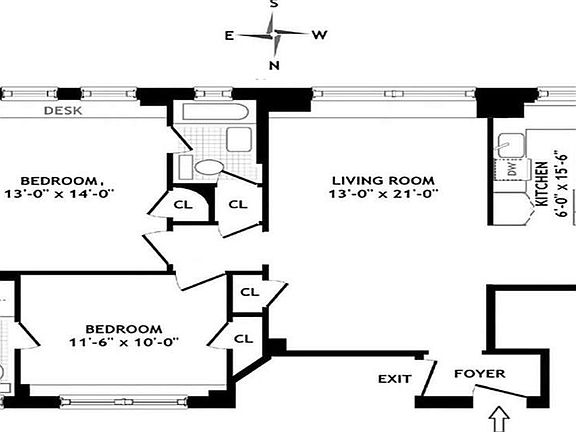 2nd image of 315 E 43rd St #309