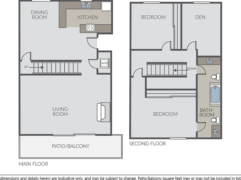 Plan 2B + Den Townhome