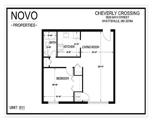 Floor plan 1 Bedroom