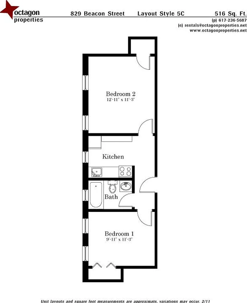 2 bedroom minutes from BU — Photo 1