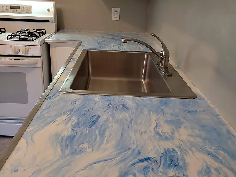 Custom cool countertops!
Updated deep sink