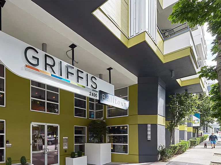 Exterior building photo of Griffis Belltown in Seattle, Washington.