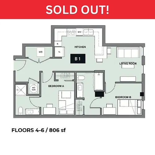 Floor plan B1