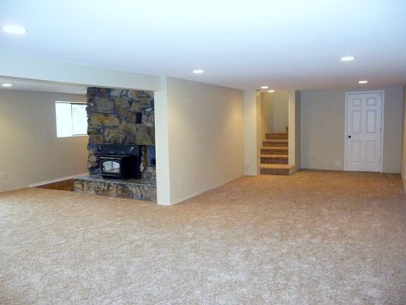Family room entry from the stairs 