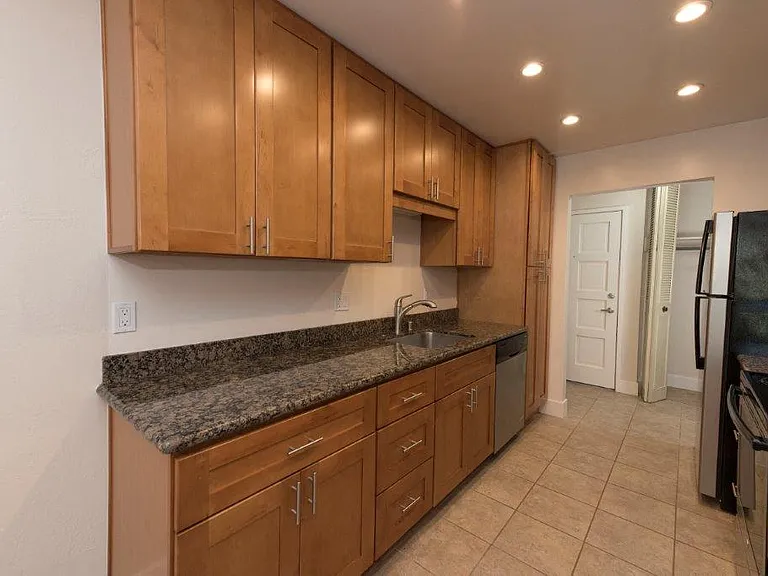 Parkside Apartments kitchen sink