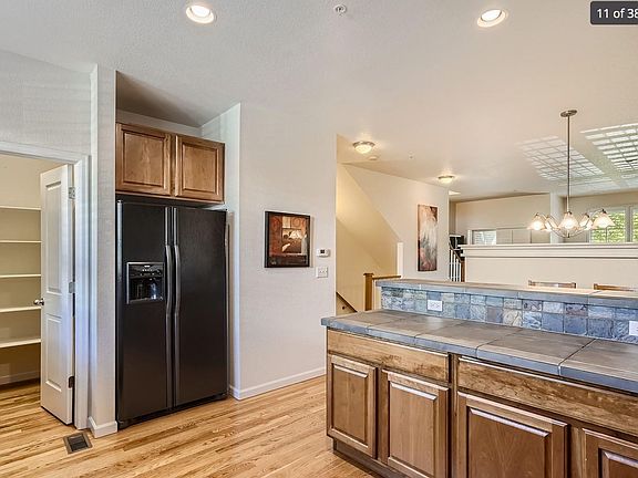 Open and spacious main floor with hardwood floors throughout