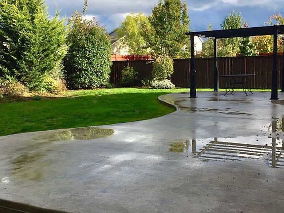 Large patio