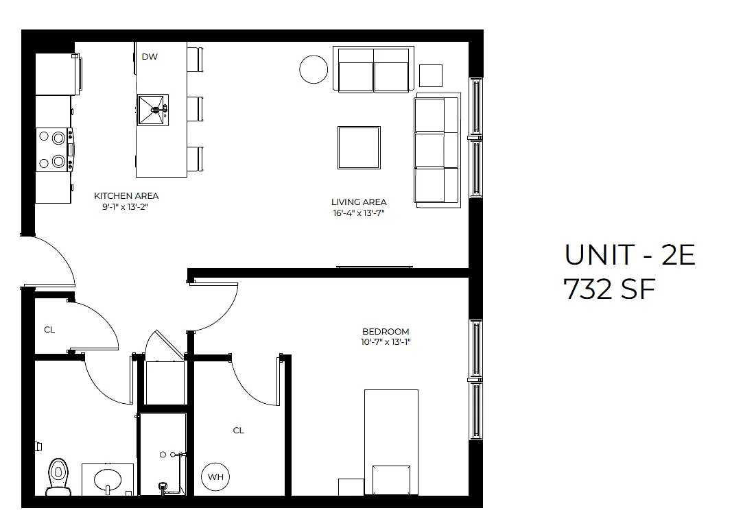 Floor plan The Rail Line at 145