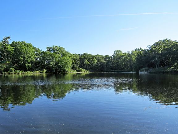 Looking back toward frontage