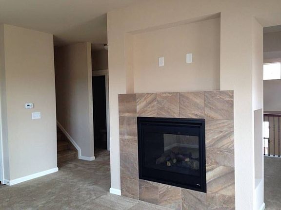 Double sided fireplace