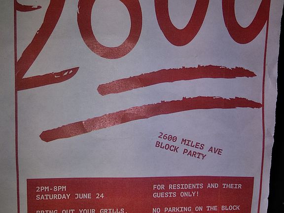 Last years block party