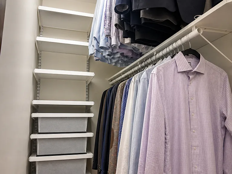 Primary bedroom closet