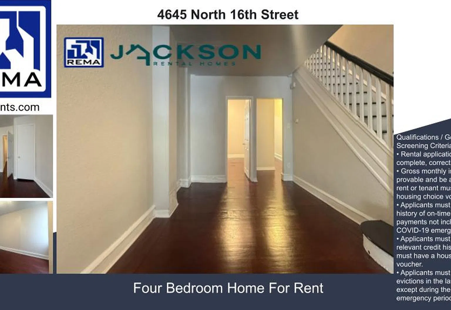 4645 N 16th St., 4 bedrooms, 1 bathroom Home for $1,606/ Month — Photo 1