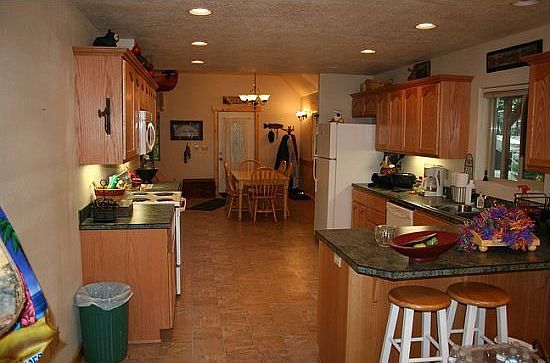 Kitchen and nook area