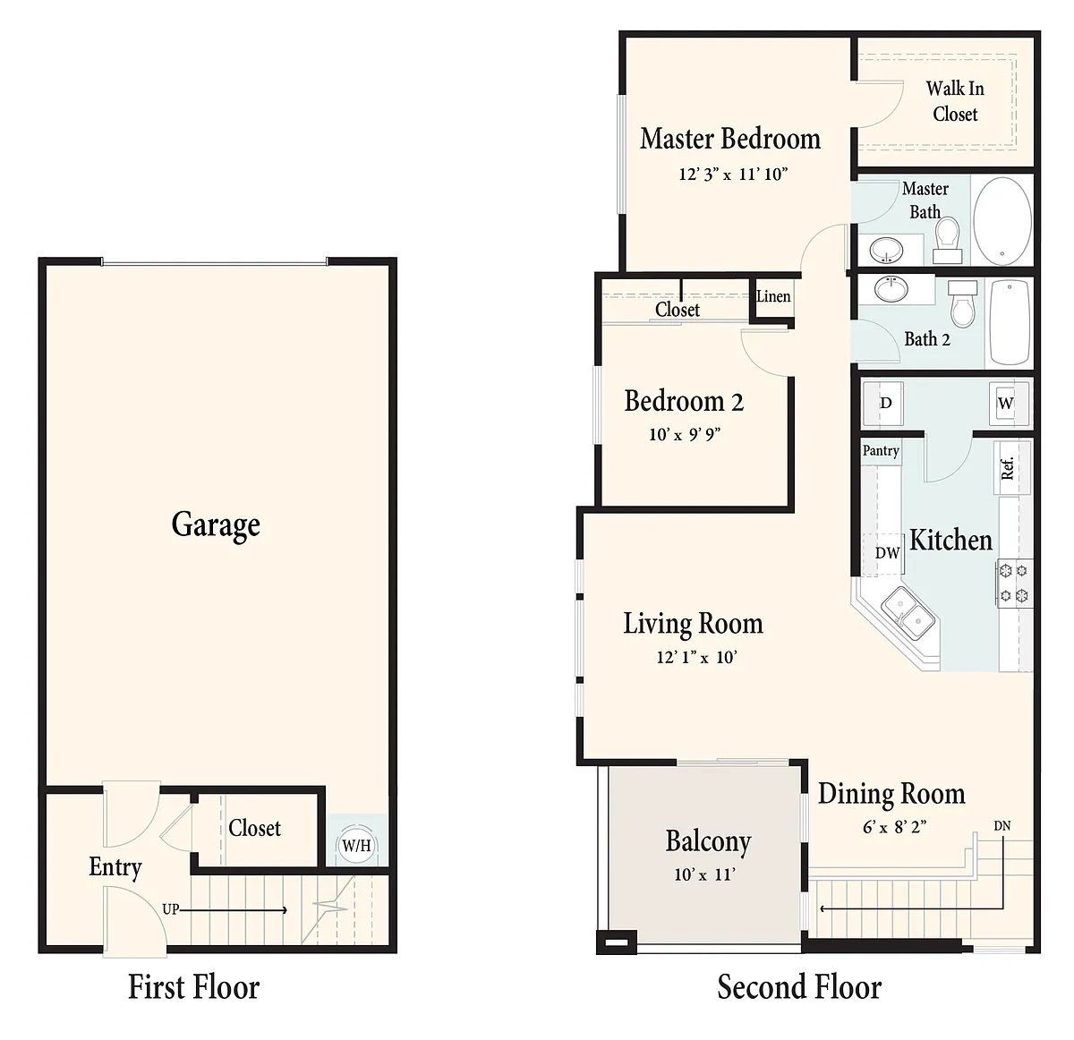Floor plan Easton