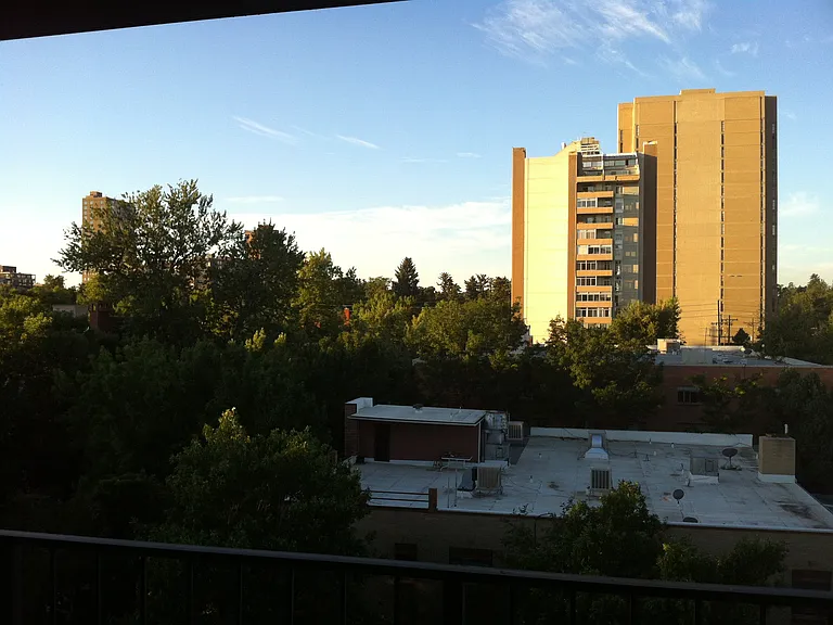 Balcony view to the south.