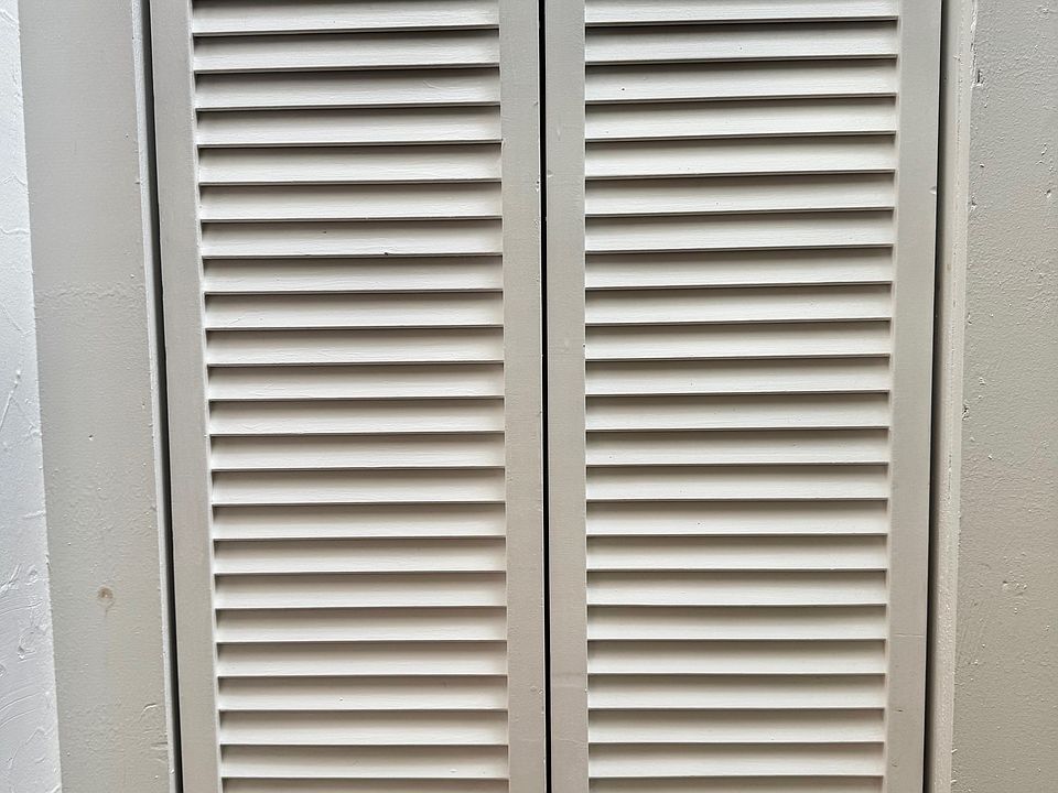 Laundry behind doors