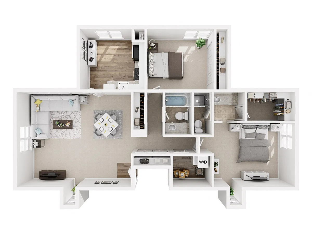 Floor plan The Amherst - 2nd Floor