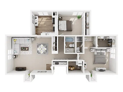 Floor plan The Amherst - 2nd Floor