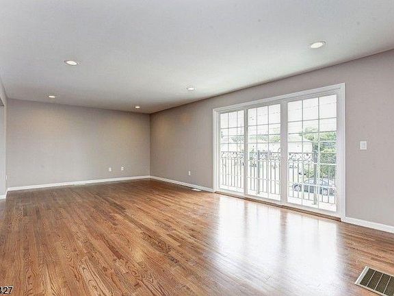 Living room with balcony.