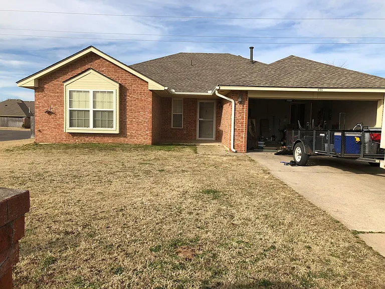 Brick home.