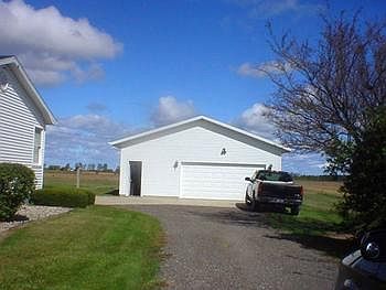 Front of 3 car garage 60' x 30'