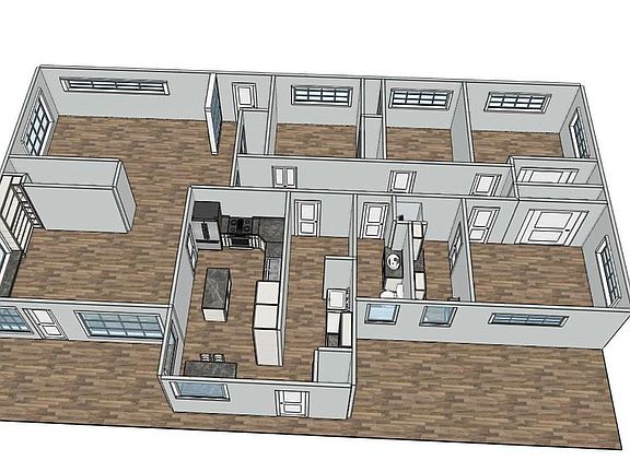 Birdseye View - House layout