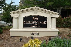Entrance sign