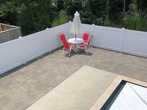 View from kitchen -pool deck