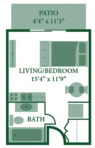 Floor plan Studio