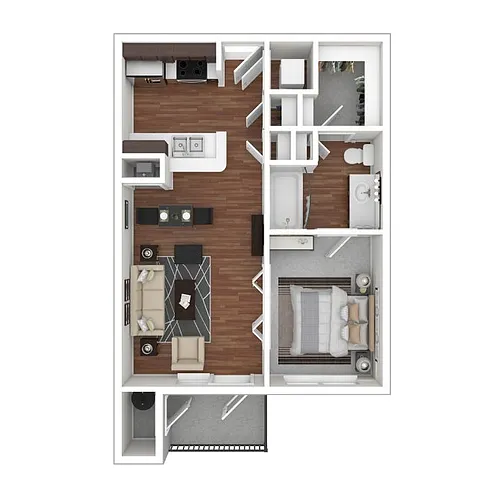 Floor plan Wetterhorn Peak - Renovated