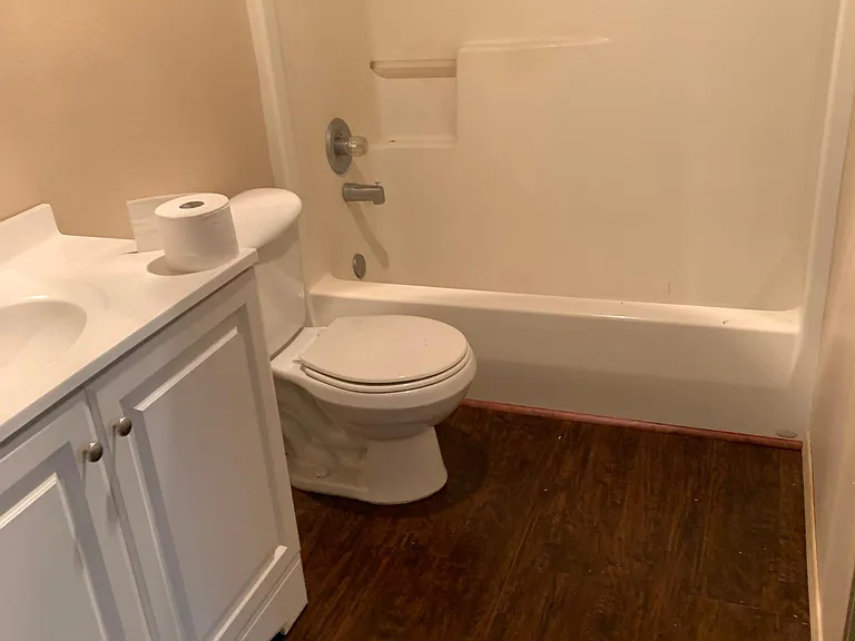 Two bathrooms - 0ne of each level (during remoldiong)